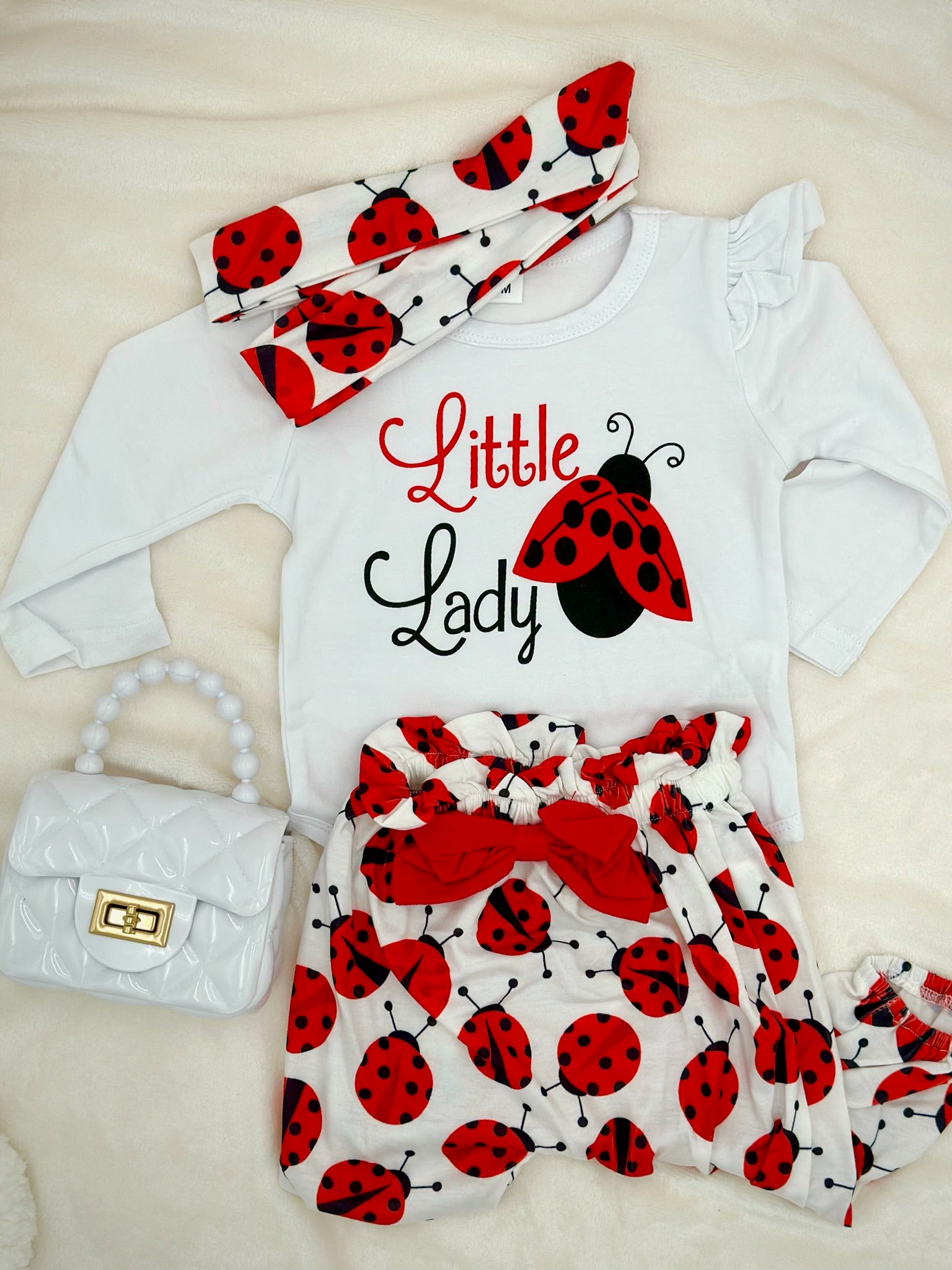 Lady Bug Long Sleeve Outfit