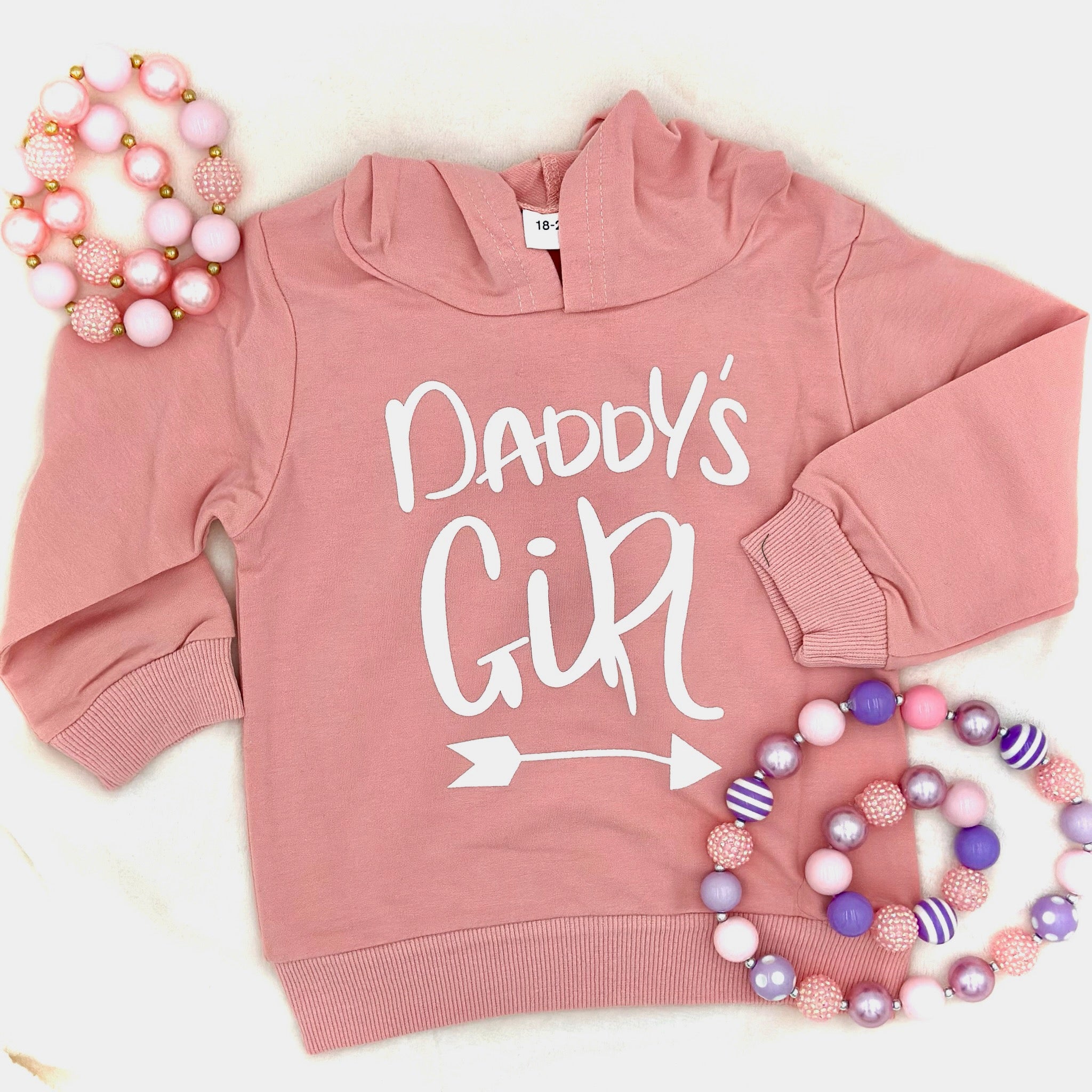 Pink Daddy's Girl Hoodie