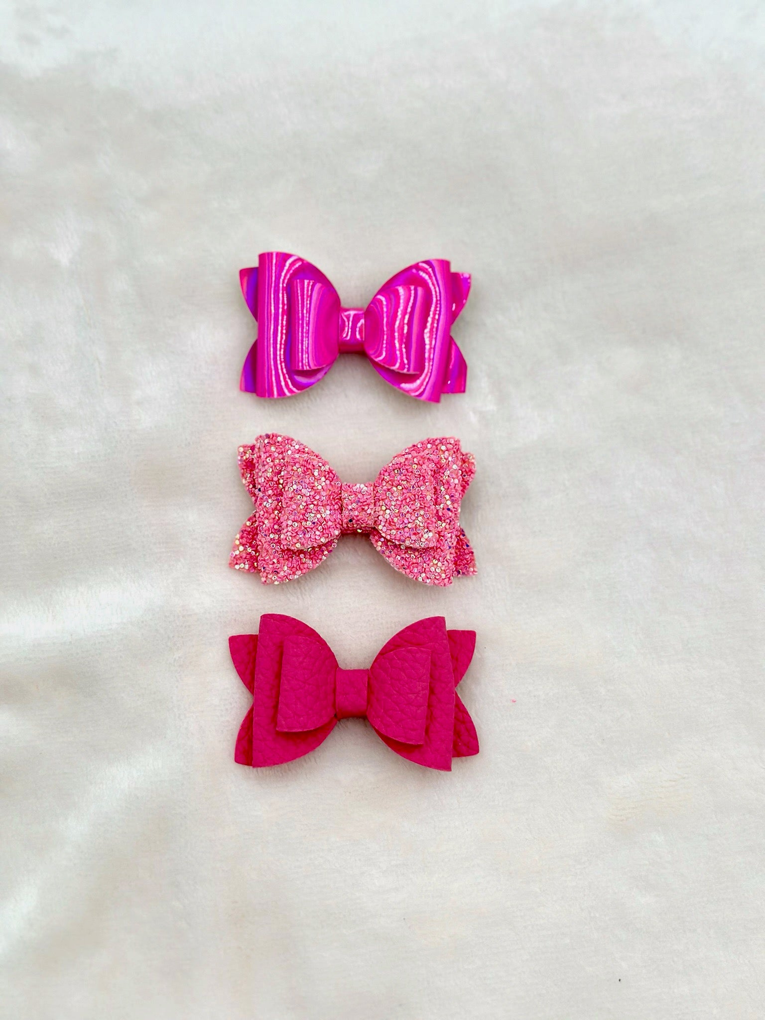 Pink Bows - 3 Pack