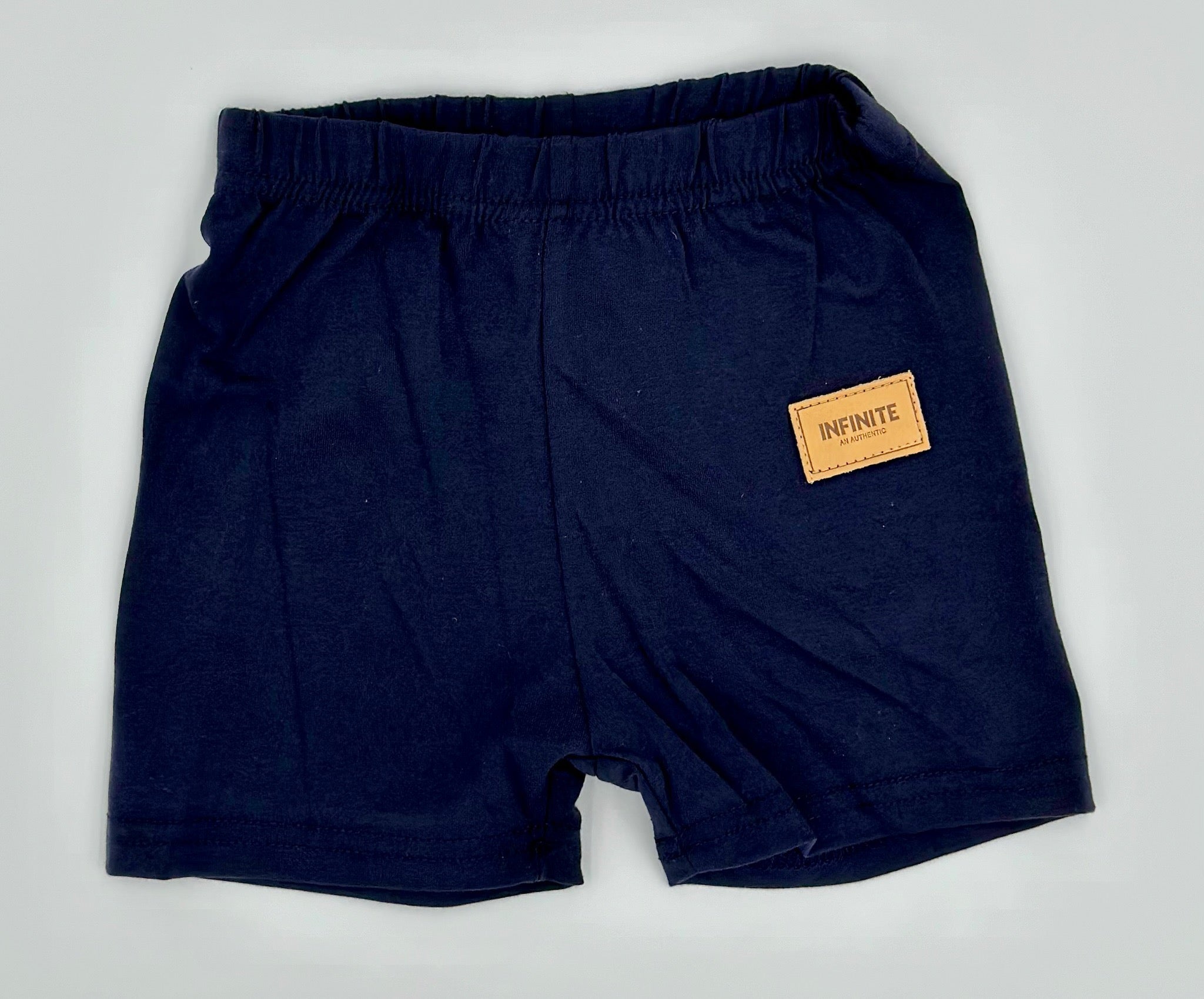 Baby Boy Patch Pocket Short Sleeve Hoodie and shorts