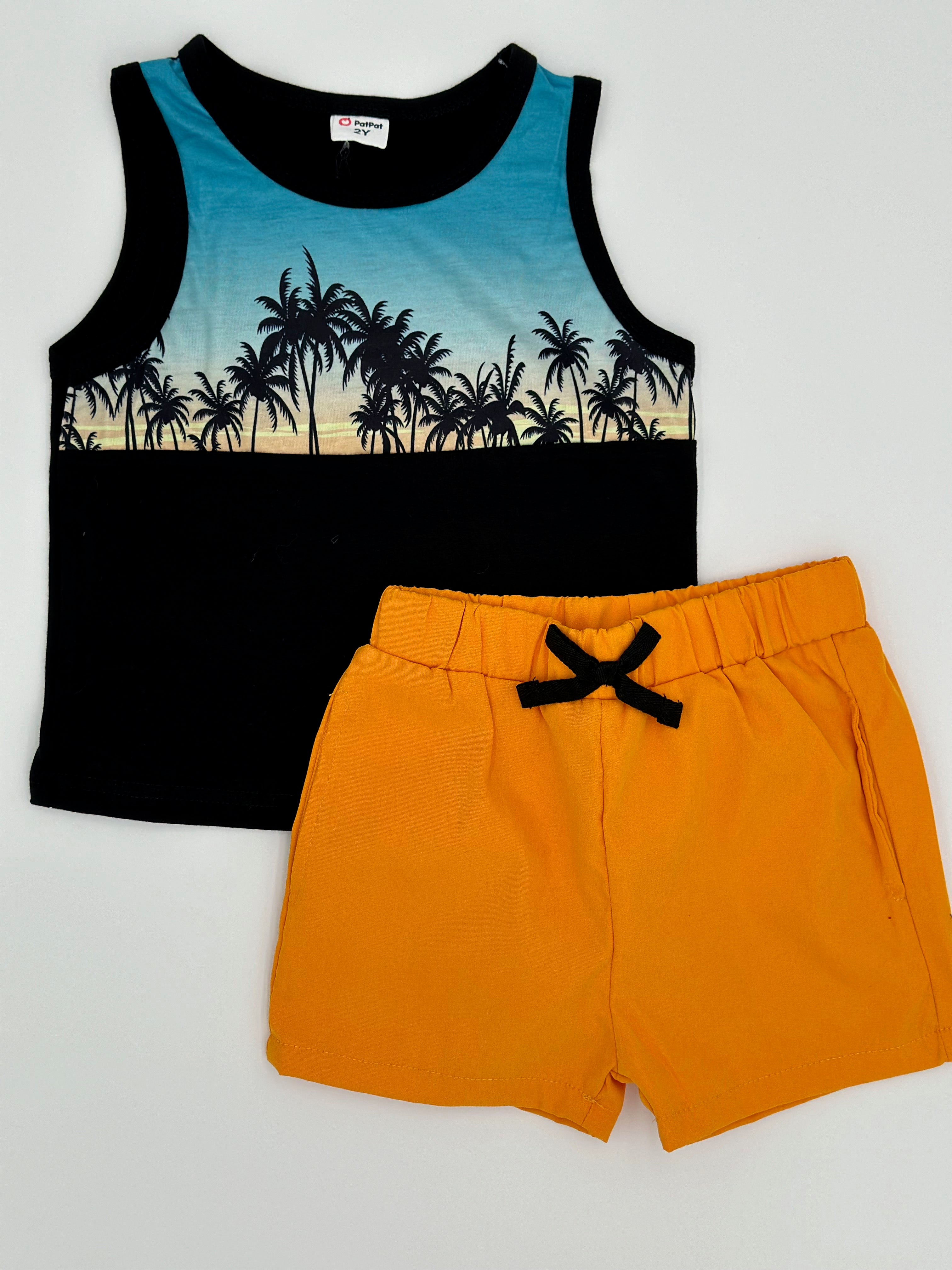 Boho Tree Tank and Shorts Set