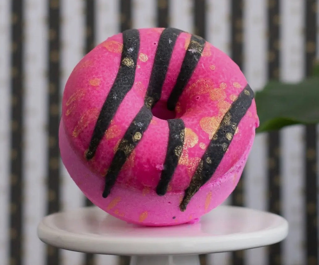 Raspberry Vanilla Doughnut Bath Bomb