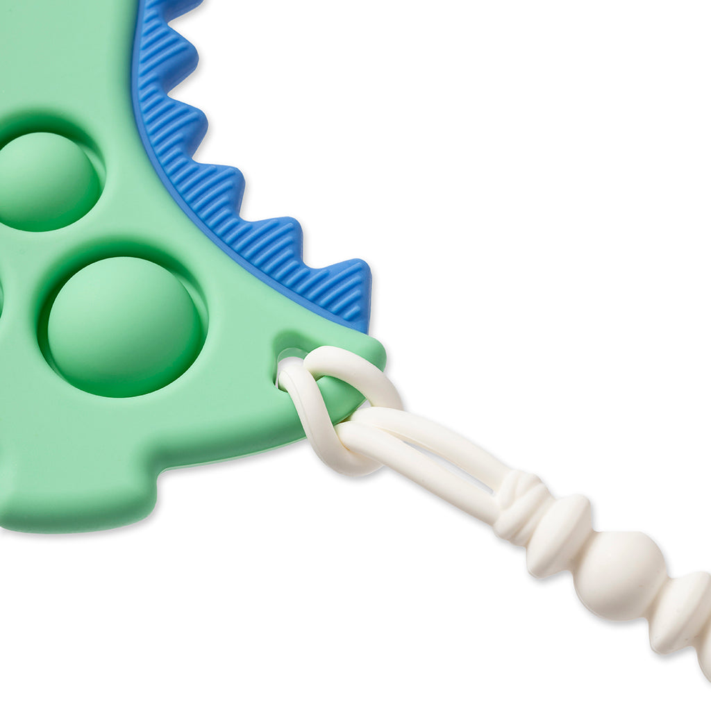 Popper Green Dino Teether