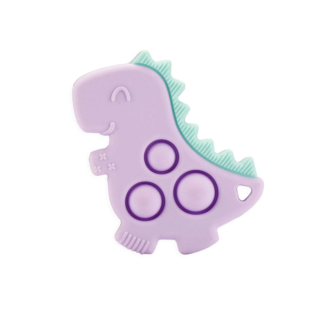 Popper Lilac Dino Teether