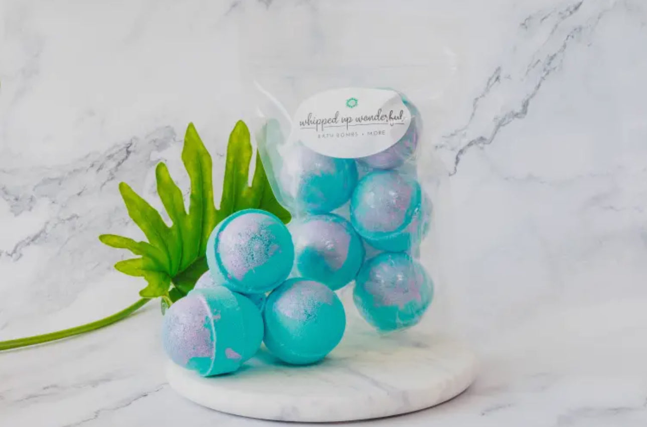 Mini Mermaid bath bomb set of 5